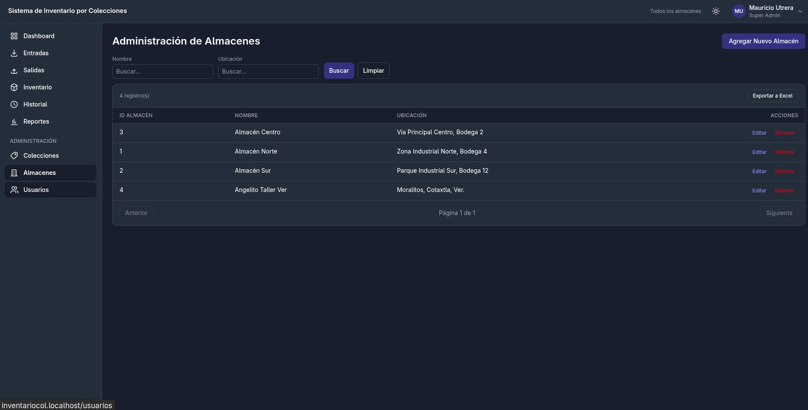 Captura de Inventario por colecciones